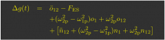 LPF x-axis force equation