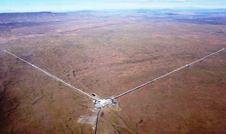 Aerial view of LIGO Hanford
