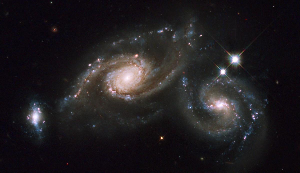 Colliding Spiral Galaxies Arp 274 Colliding Spiral Galaxies Arp 274