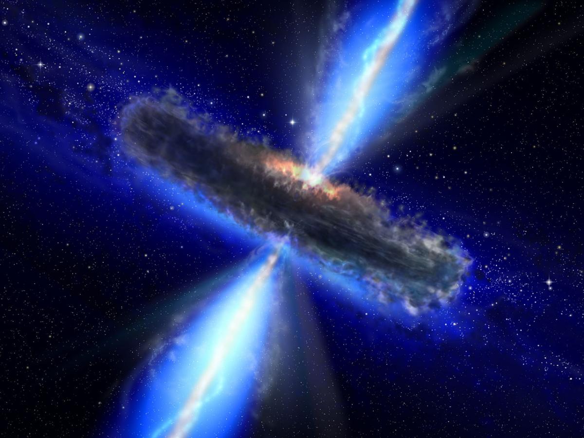 Dust-bound supermassive black hole