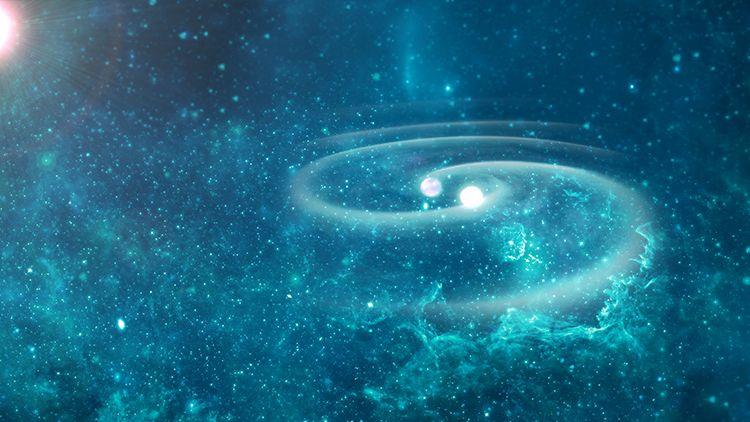 Binary system (artist's impression)