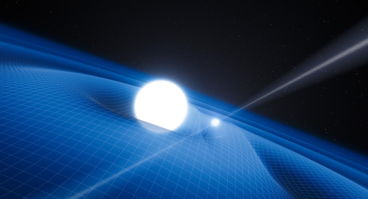 Pulsar PSR J0348+0432 and White Dwarf