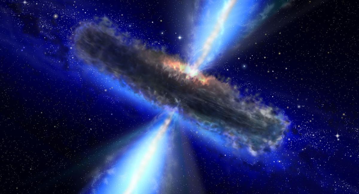 Dust-bound supermassive black hole