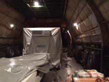LPF loaded up at Stansted Airport, UK