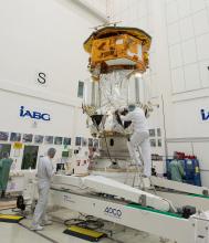 LISA Pathfinder in acoustic test facility in August 2015
