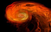 Two neutron stars merge to form a black hole