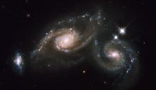 Colliding Spiral Galaxies Arp 274 