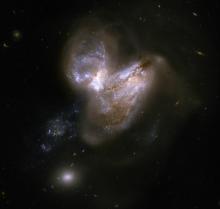Colliding Galaxies Arp 299