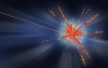 Collision event in CERN's ATLAS detector