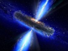 Dust-bound supermassive black hole