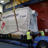 LISA Pathfinder leaving Airbus Defence Space