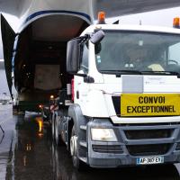 LPF unloaded at Kourou