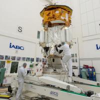 LISA Pathfinder in acoustic test facility in August 2015