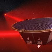 LISA - spacecraft with two laser arms