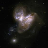 Colliding Galaxies Arp 299
