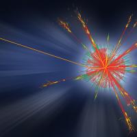 Collision event in CERN's ATLAS detector